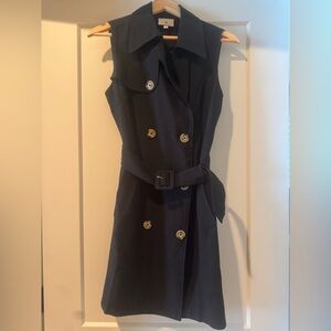 Tuckernuck Black Double-Breasted Mini Dress